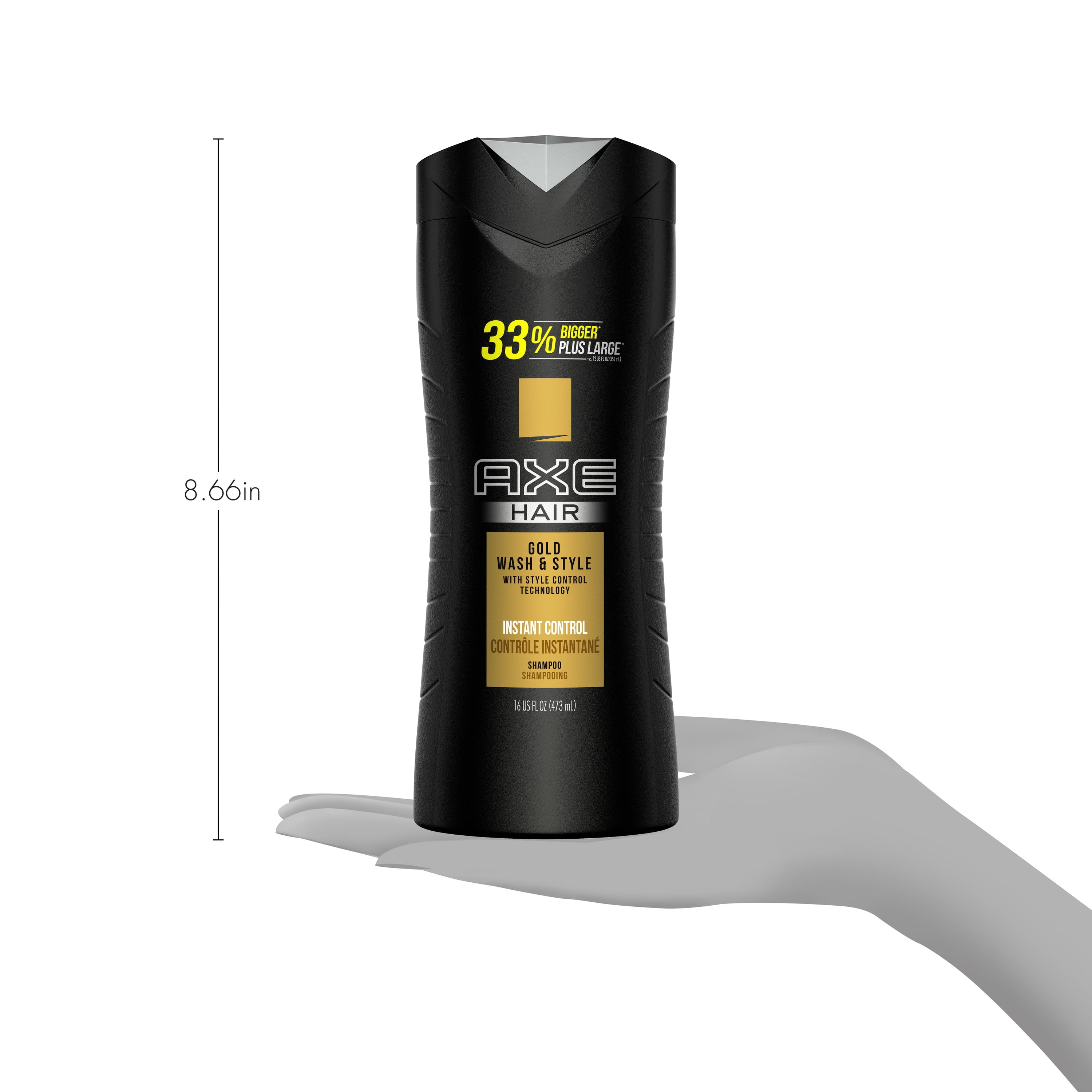 AXE Gold Shampoo Wash & Style 16 oz