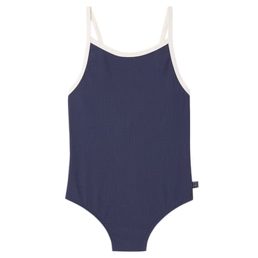 Modern Moments by Gerber Baby and Toddler Girl One-Piece Swimsuit with Bow, 0/3M-5T