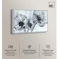 thumbnail image 3 of Flower Impressions Canvas Modern Abstracts by Art Remedy, White Frame, 54 x 36, 3 of 7