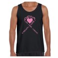 thumbnail image 1 of Awkward Styles Men's Survive Heart Graphic Tank Tops Pink Ribbon Cancer Awareness Hope Love Life, 1 of 4