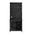 thumbnail image 4 of Home Source Elegant Charcoal Bar Unit, and Microwave Cabinet, 4 of 5