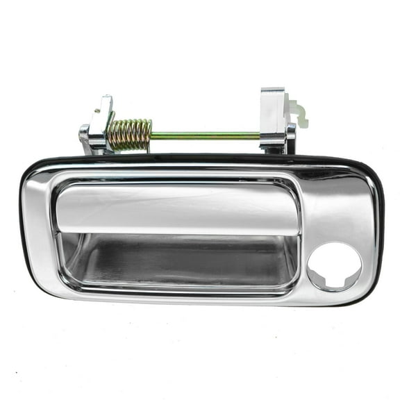 TRQ Door Handle Exterior Chrome Front LH Driver Side for Toyota Land Cruiser DHA49069