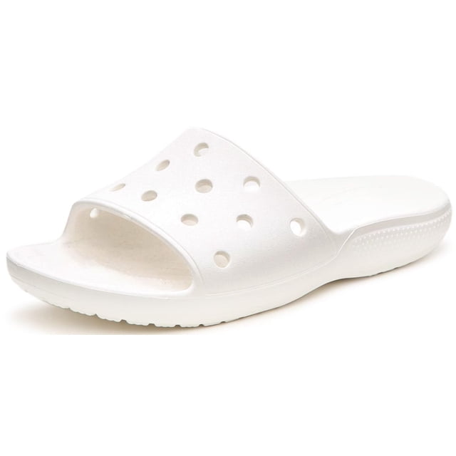 Sandalias Crocs Classic Slide Blancas Unisex 12M/14W