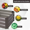thumbnail image 4 of Relyard 8x2 Galvanized Steel Raised Garden Bed Planter Box, 4 of 5