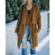 thumbnail image 1 of Puntoco Mujer Casual Sólido Manga Larga Cardigan Suéter Abrigo con Bolsillos Flash Picks Puntoco Puntoco-5236, 1 of 6