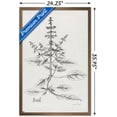 thumbnail image 3 of Jean Plout - Botanical Studies on Paper Basil Wall Poster, 22.375" x 34" Framed, 3 of 6