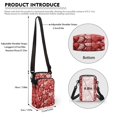 thumbnail image 6 of HELLHERO 4.33"x1.97"x7.09" Women Shoulder Bag, Adult with Vintage Red Heart, 6 of 7