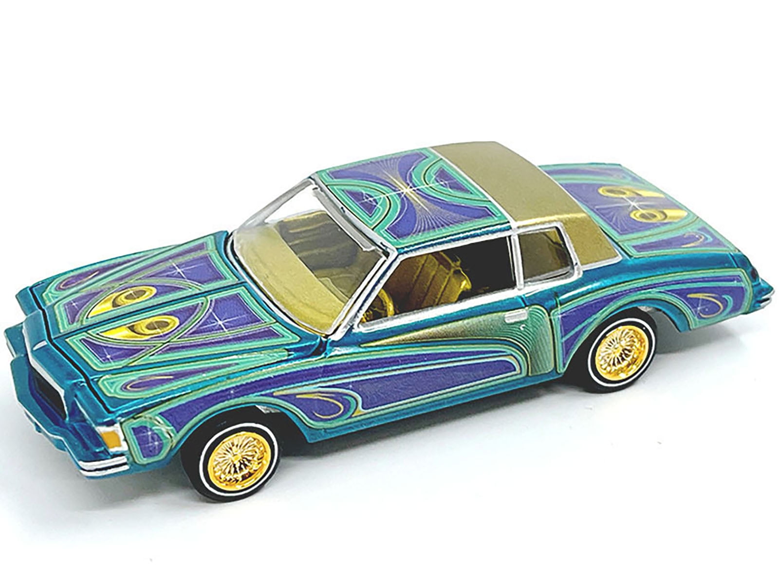 ジョニーライトニング1978 Monte Carloローライダーミニカー未開封☆ Johnny Lightning 1:64 Lowriders 1978 Chevrolet Monte Carlo