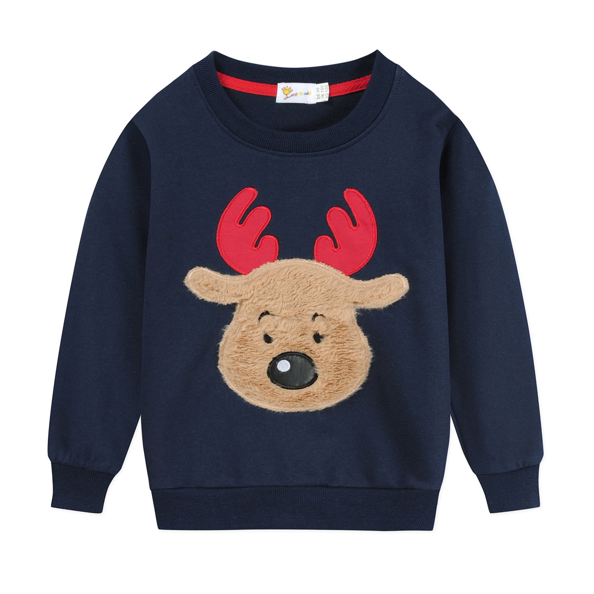 Children Christmas Sweater Cotton Cartoon Reindeer Kids Winter Clothes Walmart Kids Christmas Sweaters
