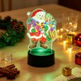 thumbnail image 6 of DIY LED Snowman Rhinestone Art Kit - Tabletop Holiday Decor Lamp - Christmas Family Activity(A), 6 of 6