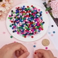 thumbnail image 3 of 600Pcs 7 mm Lentil Beads Bulk Abacus Beads 12 Colors Pink Black Flat Round Acrylic Rondelle Disc Spacer BeadDIY, 3 of 6