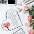 thumbnail image 4 of Remembrance Gifts, Sympathy Gifts, Funeral in Memory of Loved One, Heart Shaped Acrylic Decor Sign, Grieving Gift with Sympathy Condolence, Bereavement Condolence Gifts, 4 of 7