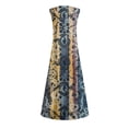 thumbnail image 4 of Robe Sexy Mode Femmes Décontractée Col en V Robes Imprimées Été Sans Manches Robe Pull Robes pour Femmes 2023 Formel en Liquidation, 4 of 5