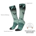 thumbnail image 5 of Picia Women Crew Soft Moisture-wicking Socks Paper Fox Crow Fantasy Pattern Design Cotton Socks, One Size fit All, 5 of 9