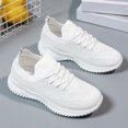 thumbnail image 2 of Zapatos Para Correr Mocasines Casuales Mujeres Transpirables Zapatillas De Deporte Casuales Malla Con Cordones Accesorios Para Exteriores Sywqhk Para Estrenar, 2 of 3