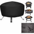 thumbnail image 1 of Round Fire Pit Cover, Outdoor Patio Garden Waterproof Fire Pit Cover (85×85×40cm), 1 of 5