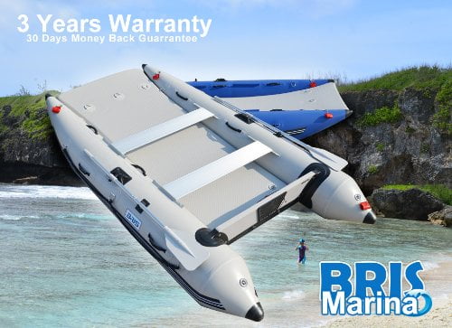 Bris 11ft Inflatable Catamaran Inflatable Boat Dinghy Mini Cat Gray Walmart Com Walmart Com
