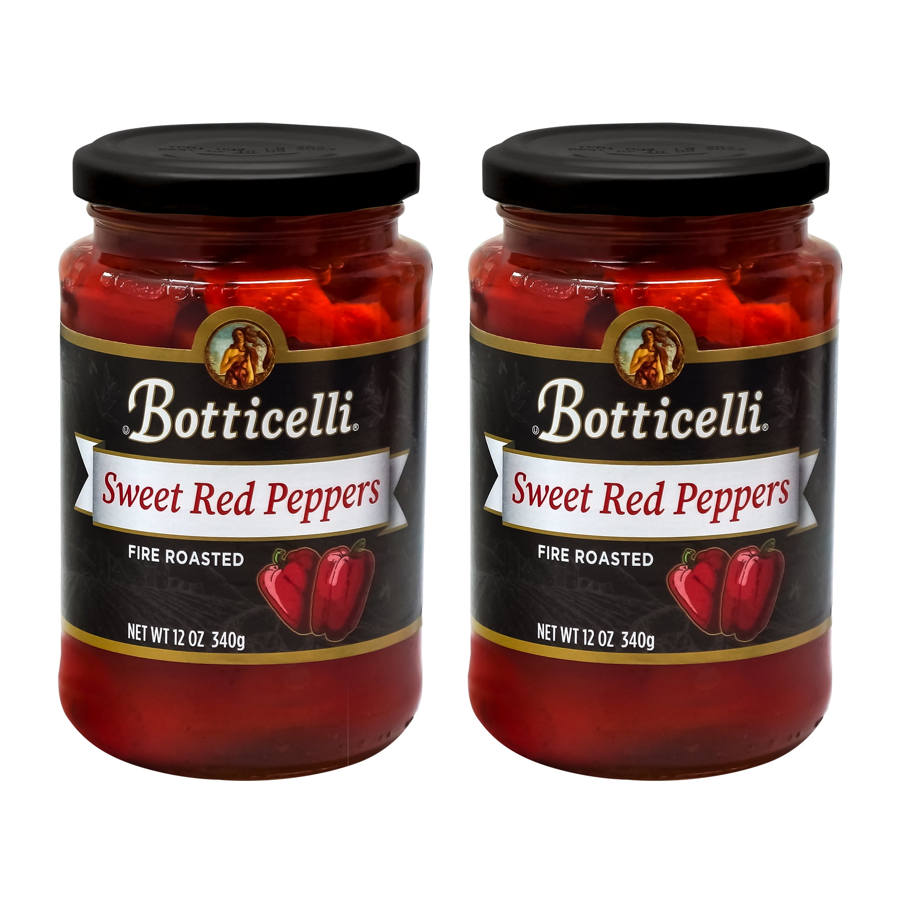 Botticelli Fire Roasted Sweet Red Peppers, 2 Count