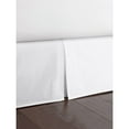 thumbnail image 3 of Sutton White Platform Bed Skirt Queen 18" Drop, 3 of 4