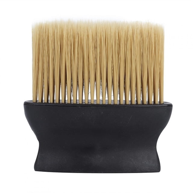 Cepillo para el cuello y la cara, cepillo de madera para limpieza del cabello, herramienta de peluquería para cortar el cabello