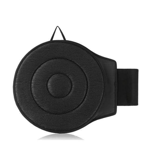 360 Swivel Car Seat Cushion, Memory Foam Rotating Seat Pad for Easy Entry Exit, Classic Black