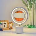 thumbnail image 2 of Vikakiooze 3D Mobile Sand Painting, 360 ° Rotating Quicksand Table Lamp, Creative Art Sand Painting Liquid Movement, Living Room Bedroom Decorations (10ML), 2 of 8