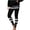 Black, variant on Ruimatai Women's Christmas Striped Leggings Festive Print Stretch Pants for Yoga Fitness Running Casual Wear All Season Comfort