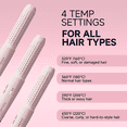thumbnail image 3 of Tideway 360° Airflow Styler Flat Iron Hair Straightener and Curler 2 in 1, Ionic Smoothing with 4 Temp, Pink, 3 of 9