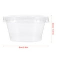 thumbnail image 2 of SHIYUU 100 Clear Portion Cups with Lids for Condiments and Sauces, 2 of 7