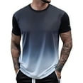 thumbnail image 1 of Afdoent Men's T-Shirt Male Summer Breathable Sweat Exercise Ice Silk T Shirt Comfort, 1 of 9