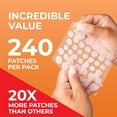 thumbnail image 3 of Pimple Patches for Face (240 Patches), Hydrocolloid Acne Patches, Pimple Patch Pimple Stickers, Hydrocolloid Patch Acne Dots Acne Pimple Patches For Face, Zit Patches, Acne Spot Treatment, 3 of 6