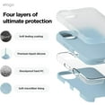 thumbnail image 3 of KOMI Compatible with iPhone 16 Pro Max Case, Premium Liquid Silicone Case, Full Body Protective Cover, Shockproof, Slim Phone Case, Anti-Scratch Soft Microfiber Lining, 6.9 inch Sky Blue, 3 of 5