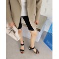 thumbnail image 4 of SACFOF Women's Chunky Low Heel Pump Sandals Peep Toe Ankle Strap Dress Wedding Party Evening Office Shoes Sandals, 4 of 6
