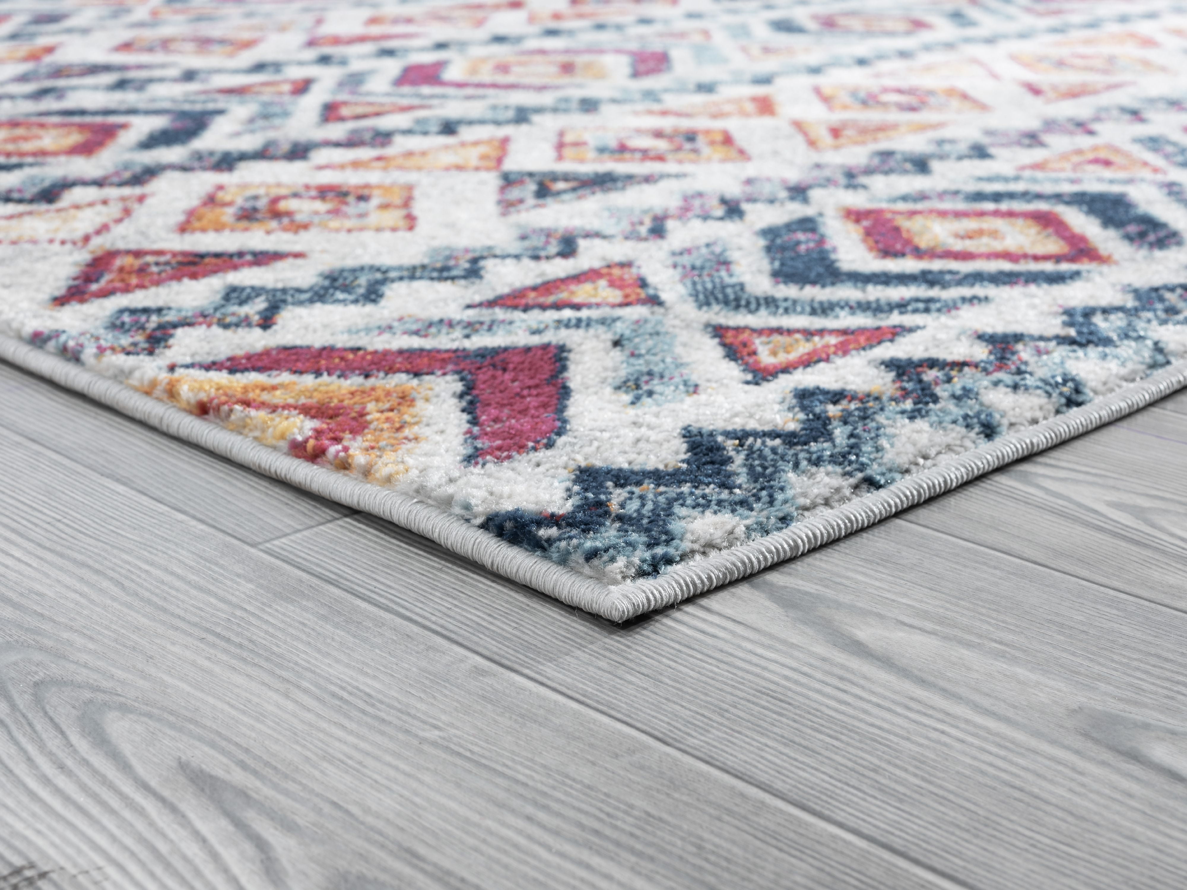 United Weavers Moundsville Tipitina Geometric Multi Woven Olefin Area Rug or Runner