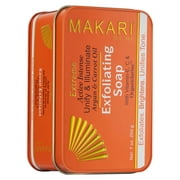 Makari Extreme Argan 7oz. Anti-Aging Soap Exfoliates & Brightens Skin with Organiclarine Treatment Dark Spots, Acne Scars, Patches & Hyperpigmentation
