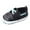 Black, variant on Boys Girls Canvas Sneaker Toddler Slip On Anti Skid Newborn First Walkers Candy Shoes Brown 0-6 Months