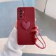 thumbnail image 3 of A 54 34 14 24 13 Love Heart Lanyard Silicone Case For Samsung Galaxy A54 A34 A14 A13 5g A24 4g A04s M34 M54 M23 M52 Camera Cover, 3 of 5