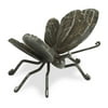 Contemporary Home Living 4.25" Black Handcrafted Cast Iron Butterfly Statue