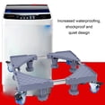 thumbnail image 3 of Soporte Para Refrigerador, Base Móvil, Plataforma Rodante Ajustable Para Muebles Con 8 Pies Fuertes, 4 Ruedas De Bloqueo Para Lavadora, Lavadora, Secadora, Refrigerador, 3 of 7