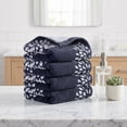 thumbnail image 7 of REGALWOVEN Cartoon Patten Hand Towels, Cotton Absorbent Soft Decorative Hand Towel for Bathroom 14 x 30 Inch Blue 2-Piece, 7 of 7
