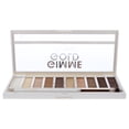 thumbnail image 2 of Paleta de sombras de ojos Shimmer & Shade de FLOWER BEAUTY | 10 tonos mate y brillantes para mezclar y combinar | Maquillaje de Ojos con Brocha Incluida | Libre de crueldad (dame oro), 2 of 6