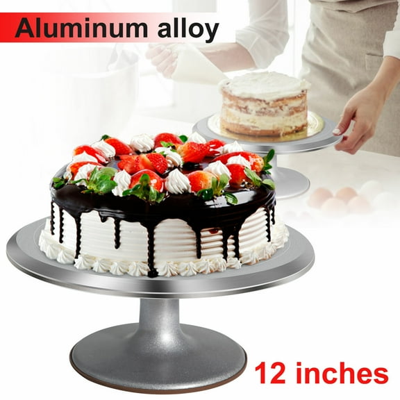 12" Rotating Revolving Cake Stand Turntable Pastry Cake Baking Decorating