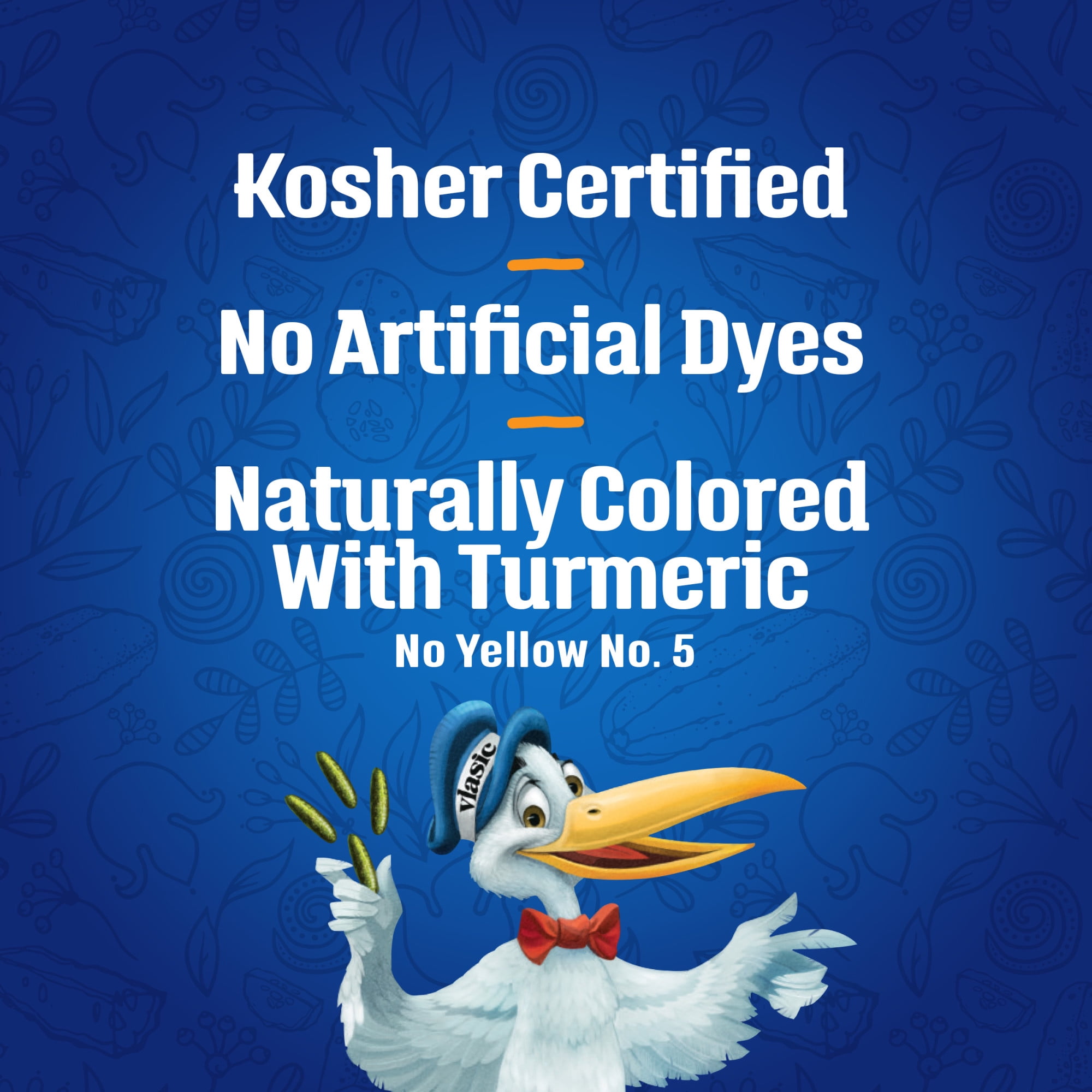 (3 pack) Vlasic Kosher Dill Baby Whole Pickles, Keto Friendly, 24 fl. oz.