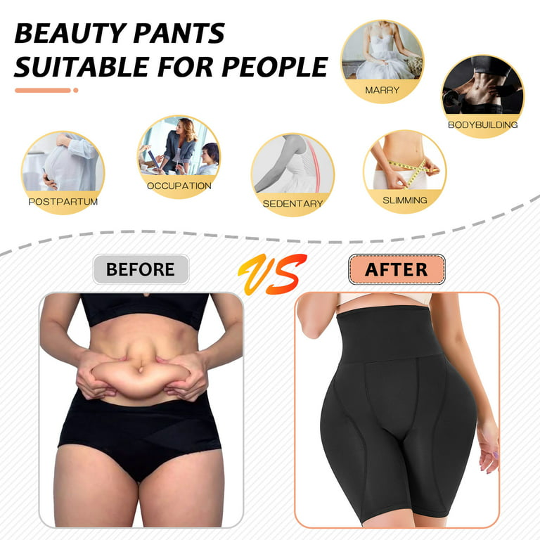 Women Seamless Panty Push Up Buttock Hip Pads Butt Enhancers Padded  Underwear US