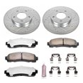 thumbnail image 3 of PowerStop Front Z36 Truck & Tow Carbon-Fiber Ceramic Brake Pad and Drilled and Slotted Rotor Kit Fits: FORD MAZDA MERCURY Select Models K1930-36, 3 of 9