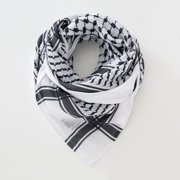 ROZYARD Keffiyeh Scarf Head Scarf Shemagh Scarf Arabian Head Cover Traditional Headwrap