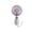 Purple, variant on huayou Simple Style Portable Handheld Mini Fan, 6.29x3.54 Inch Durable Rechargeable Cooling Fan With Lanyard for Travel Outdoor Indoor Summer Daily Cooling