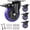 4 inch-Purple, variant on 4 inch Purple Heavy Duty Industrial Casters Set of 4 for Furniture Workbench Trolley