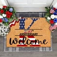 thumbnail image 4 of America 250 Years Welcome Doormat USA 250Th Anniversary Patriotic 1776-2026 Birthday Mat Non- Front Entrance Holiday Doormat For Outdoor Floor Rugs 15.7"X"23.6" K, 4 of 4