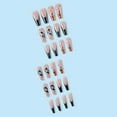thumbnail image 2 of Fofosbeauty 24pcs Press on False Nails Tips, Coffin Fake Nails, Pumpkin Skeleton, 2 of 9